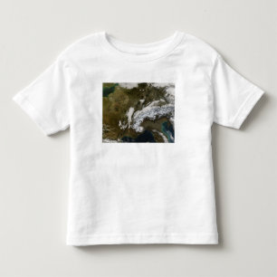 Schnee, Nebel und niedrige Wolken im Western Kleinkind T-shirt