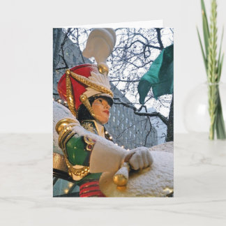 Schnee-Nutcracker Feiertagskarte