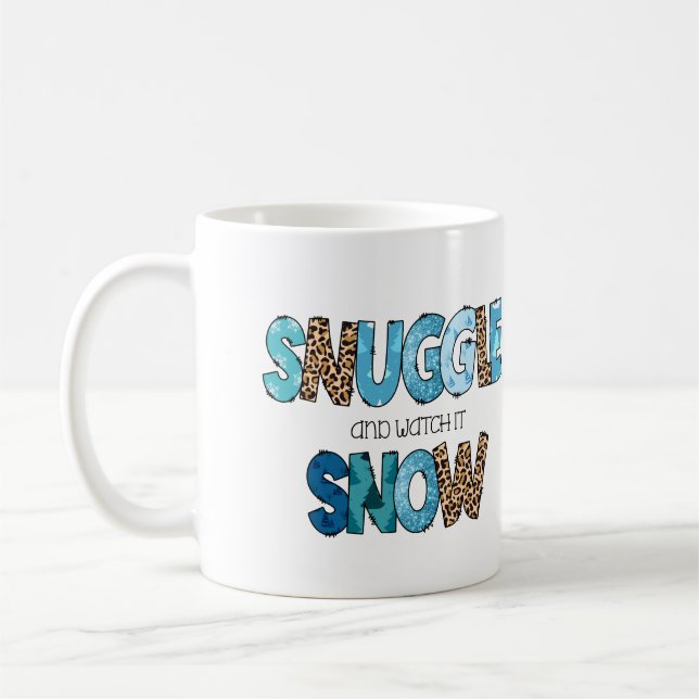 Schnee Personalisiert Kaffeetasse (Links)