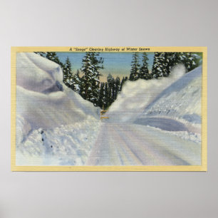 Schnee-Pflug Clearning Winter Colorados "Snogo" Poster