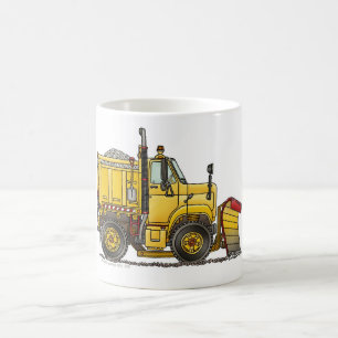 Schnee-Pflug-LKW-Tassen Kaffeetasse