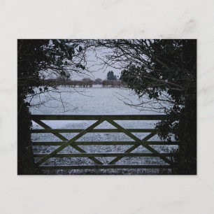 Schnee Postkarte