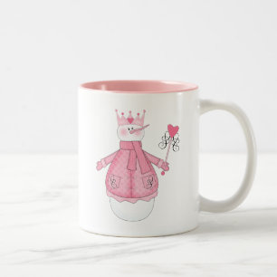Schnee-Prinzessin Holiday Tshirts und Geschenke Zweifarbige Tasse