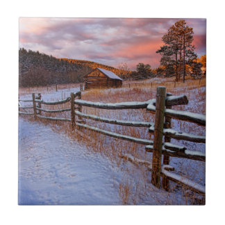 Schnee-Ranch Fliese