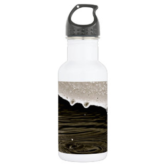 SCHNEE SCHMILZT, EIN WASSERTROPFEN NACH DEM ANDERE EDELSTAHLFLASCHE