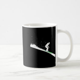 Schnee Ski Vater Lustiger Wintersport Skier Skifah Kaffeetasse