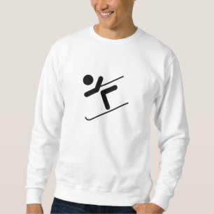Schnee-Skifahrer Sweatshirt