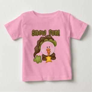 Schnee Spaß ein Hemd und Geschenke Baby T-shirt