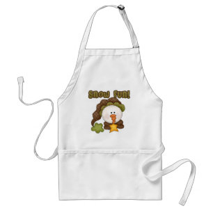 Schnee Spaß ein Hemd und Geschenke Schürze
