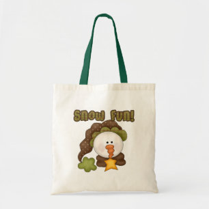 Schnee Spaß ein Hemd und Geschenke Tragetasche