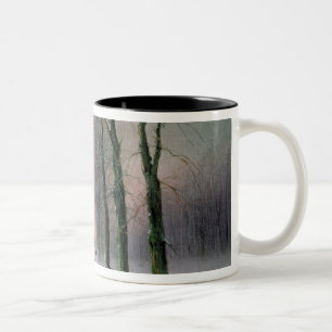 Schnee Szene-Wanstead Park Zweifarbige Tasse