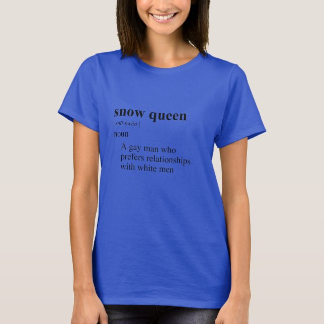 SCHNEE T-Shirt (Vorderseite)