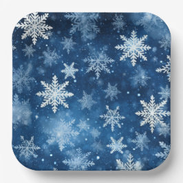 Schnee-Teller 1-2 Pappteller