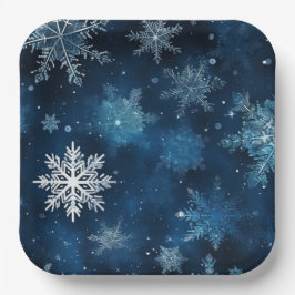 Schnee-Teller 1-3 Pappteller