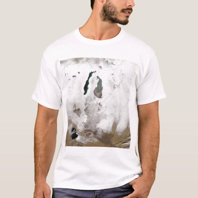 Schnee um das Aralmeer T-Shirt (Vorderseite)
