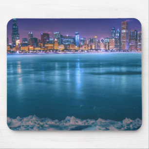 Schnee und Eis hat auf See Michiga in Arktis Mousepad