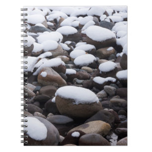 Schnee und Felsen, Mt. Rainier Nationalpark Notizblock