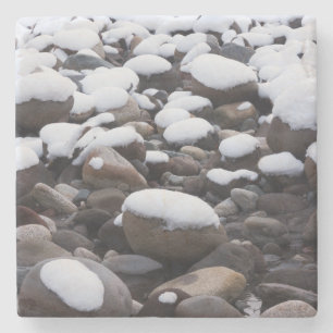 Schnee und Felsen, Mt. Rainier Nationalpark Steinuntersetzer