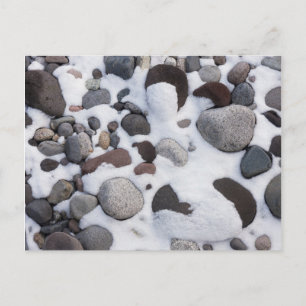 Schnee und Felsen, Nationalpark Rainier 2 Postkarte