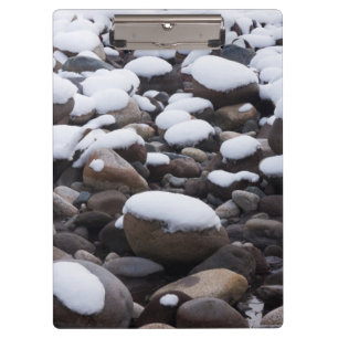 Schnee und Felsen, Nationalpark Rainier Klemmbrett