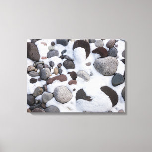 Schnee und Felsen, Rainier-Nationalpark 2 Leinwanddruck