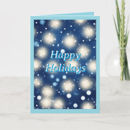 Schnee und Magie Weihnachtskarte Feiertagskarte