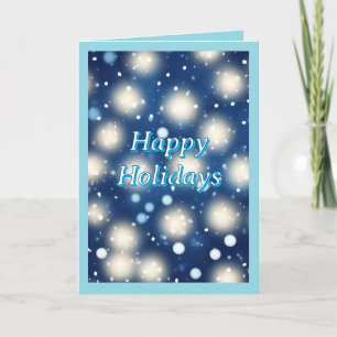 Schnee und Magie Weihnachtskarte Feiertagskarte