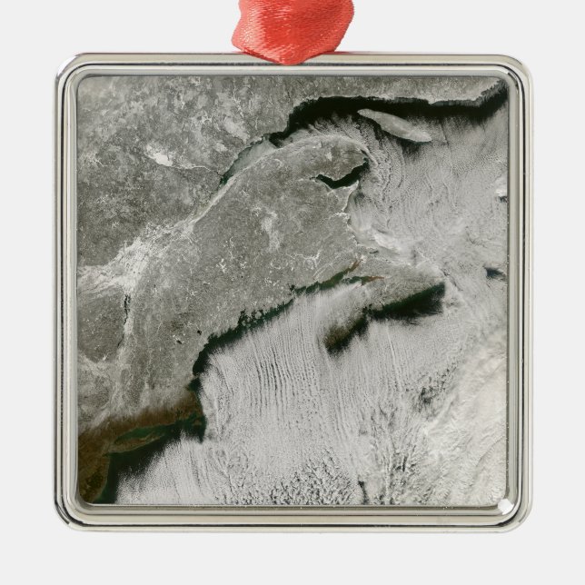 Schnee- und Nebenstraßen Ornament Aus Metall (Vorne)