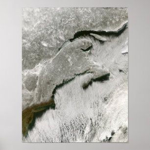 Schnee- und Nebenstraßen Poster