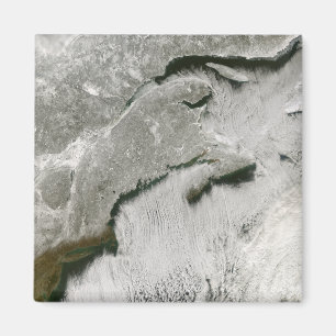 Schnee- und Wolkenstraßen Magnet