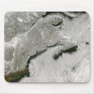 Schnee- und Wolkenstraßen Mousepad