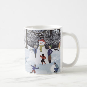 Schnee-Unsinnigkeiten Kaffeetasse