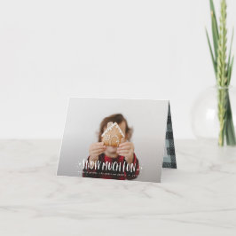 Schnee viel Spaß beim Foto Skript Text und Tartan 