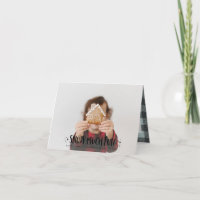 Schnee viel Spaß Foto Skript Text und Tartan Famil