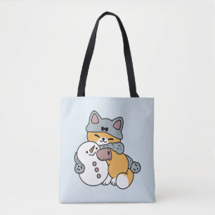 Schnee viel Spaß Katze Winterurlaub Design