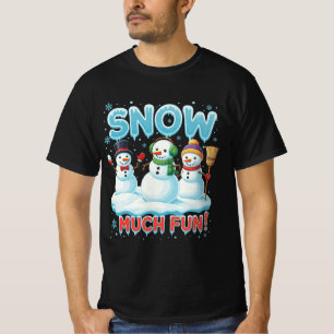 Schnee viel Spaß von Asarteon T-Shirt