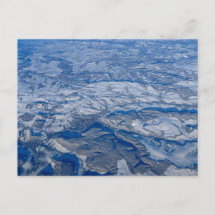 Schnee Vista Europa Postkarte