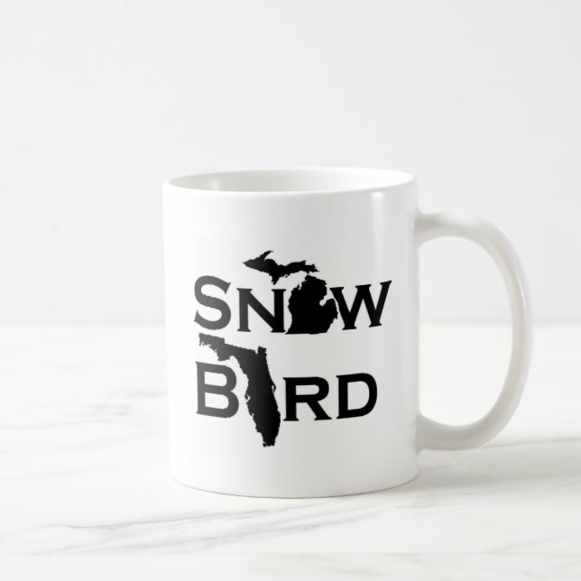 Schnee-Vogel Kaffeetasse (Rechts)