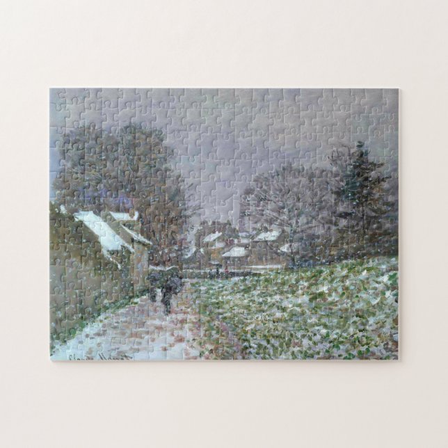 Schnee von argenteuil Monet Schöne Kunst Puzzle (Horizontal)