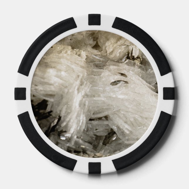 Schnee von Kristallen Pokerchips (Vorderseite)