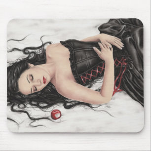 Schnee-Weiß-Fall Mousepad