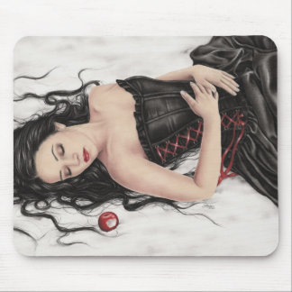 Schnee-Weiß-Fall Mousepad