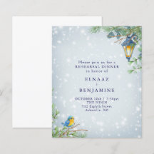 Schnee-Winter-Lampe und Vogel-Illustrationsprogram