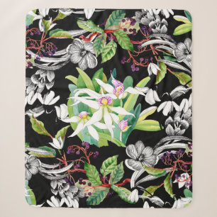 Schneeabfälle und blühende Orchideen Blume sehen Sherpadecke