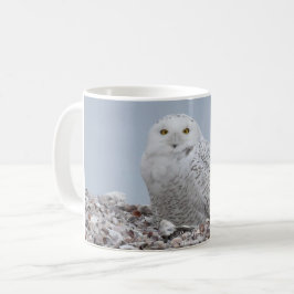 Schneeauschale auf Muscheln Kaffeetasse