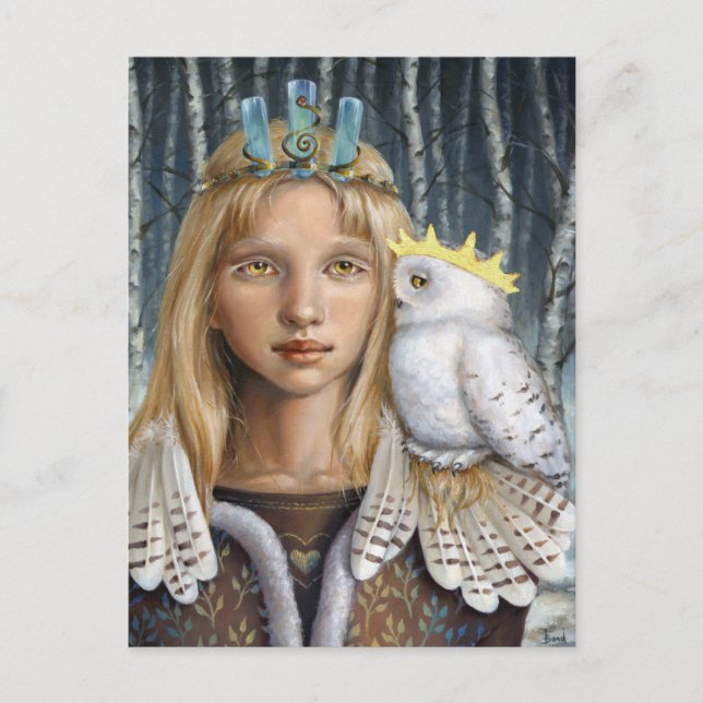 Schneeauwl Postkarte (Vorderseite)
