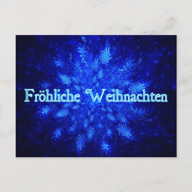 Schneeball Postkarte (Vorderseite)