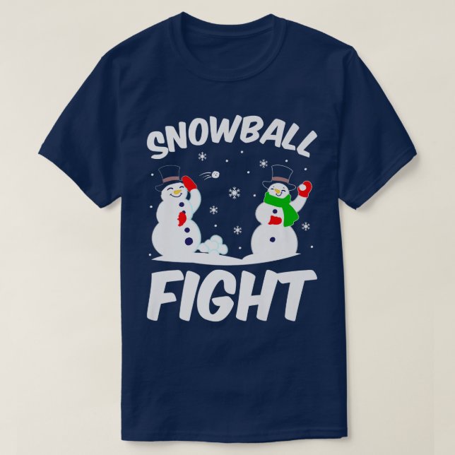 Schneeball Saison Schneebälle Wintersaison Schneeb T-Shirt (Design vorne)