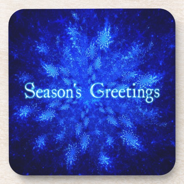 Schneeball Untersetzer (Vorderseite)