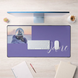 Schneeball Weihnachtsbaum Winterschnee Schreibtischunterlage